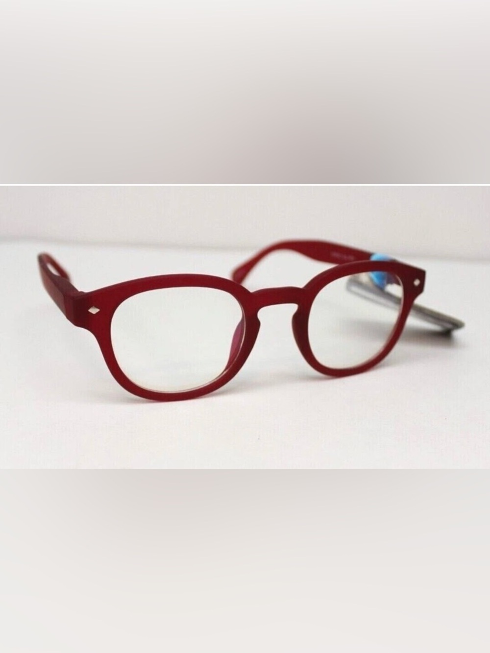 NEW Foster Grant Adult BLUE LIGHT Glasses 100%UV IZZY RED